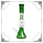 Tyre Percolator Glass Beaker Bong With Splash Guard Bongs Smoking Water Pipe 14