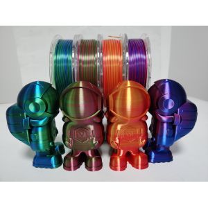 China silk filament,pla filament, three color, two color ,triple color, 3d Printer Filament 3mm / 1.75mm factory
