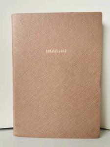 China Pink Embossing Custom Printed Notebooks Light Weight With Logo Printed factory