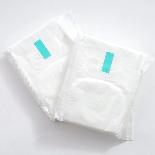 Unisoft Thin Sanitary Napkins Blue Core Customized Color For Women