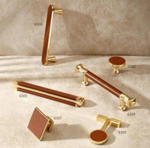 China Gold Nordic Kitchen Drawer Wardrobe Brass Pull Handles Embossing Knobs Furniture Cabinets Door Knurling Knurled Handle factory