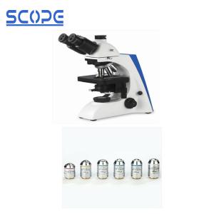 China Laboratory Trinocular Biological Microscope Infinity Optical Wire Mechanical Stage factory