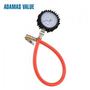 China Pressure Display Tire Inflation Gun , Rubber Tube Inflation Gun With Gauge on sale