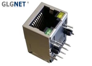 China Side Enter Through Hole 100Base T Connector Rj45 With Integrated Magnetics factory