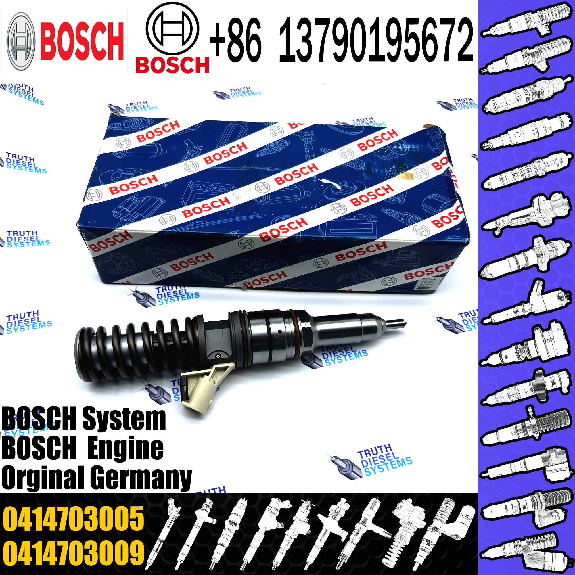 Diesel Fuel Injection Pump Injector 0414703002 0414703003 0414703005 0414703007