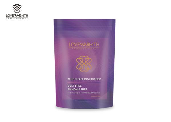 No Ammonia Blue Hair Color Bleach Powder , Personal Care Creme Hair Bleach For