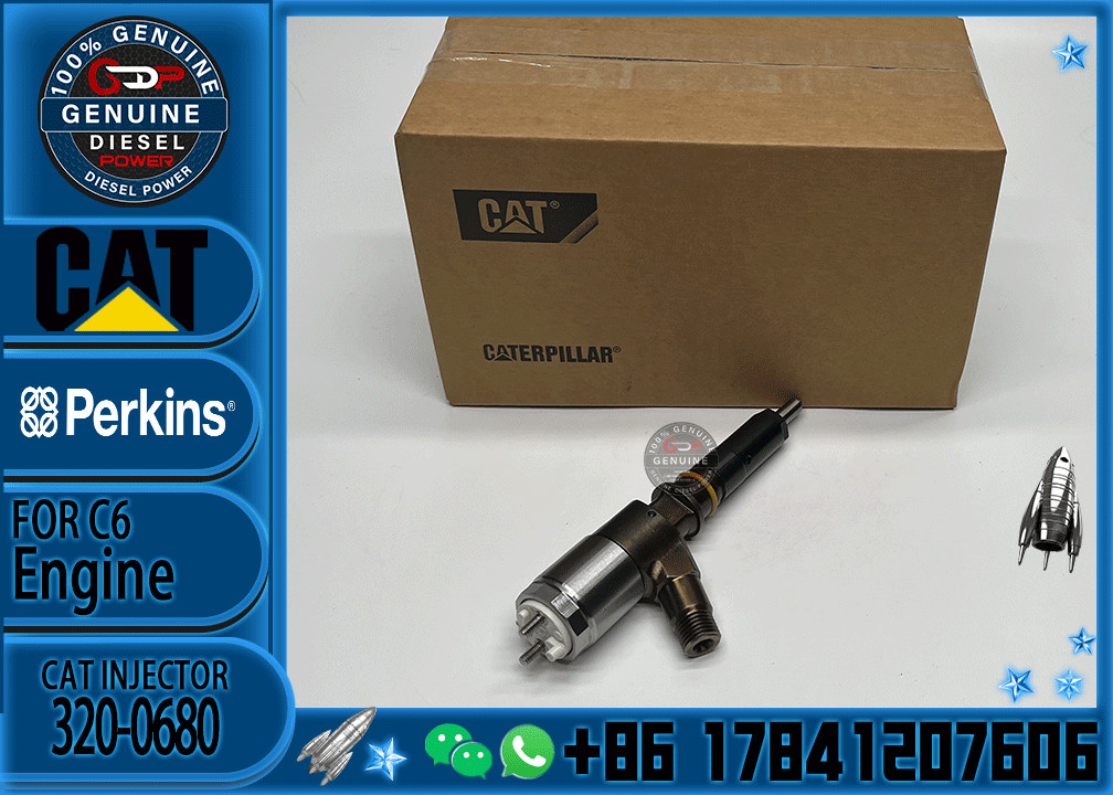 Common Rail 320D injector 2645A747 320-0680 for Caterpillar perkins C6.6 C6.4 engine CAT 320D injector
