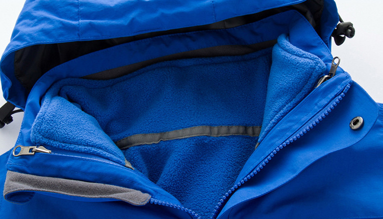 Newest snowboard jacket mens warm winter high quality couple styles two pieces jacket
