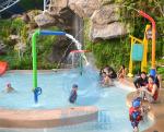 Aqua Park 7 Shape Spray Water Curtain, Galvanized Steel Water Structures For