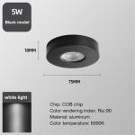 Anti-Glare Open-Mounted Spotlights for Residential 50000 Hours Working Time LED