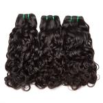 Water Wave Human Hair Weave Extension High Grade Virgin Curly Human Hair Bundle