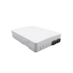 2 Port FTTH distribution box Mini Fiber Optic Splitter Box Face Plate