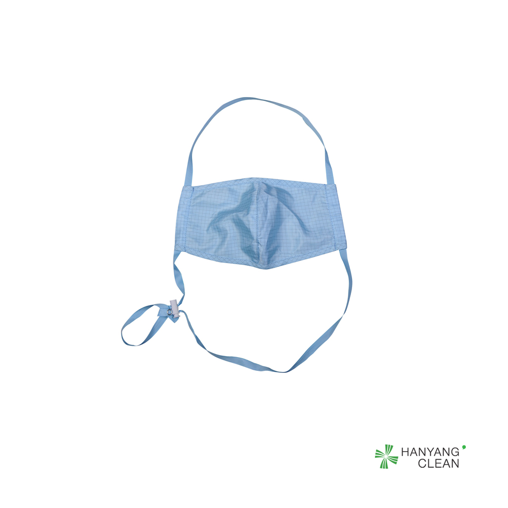 Anti Static ESD Cleanroom strap Face Mask with adjustable stoppers folding safety mouth nose