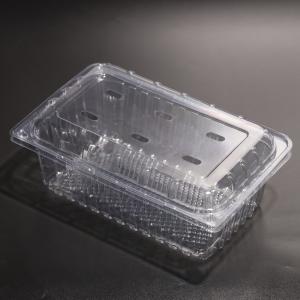 China Customizable Clear Plastic Food Container PET Food Packaging Plastic Containers For Food Storage factory