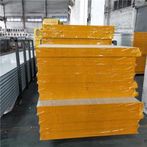 China A grade fire rating 100mm rock wool apartment wall material sandwich panel factory