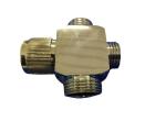 Commercial Plumbing Shower Diverter Valve Medium Pressure Water Flow Adjust