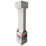 Sunglasses Cardboard Pos Display , White Cardboard Product Display Stands