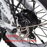 Electric Folding City Bike Commuter 20" 500w 4.0 Super Wide Tire 48v 9.6Ah RICH