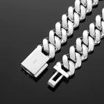 16 Inch Moissanite Hip Hop Chains 18 Inch 925 Sterling Silver Miami Cuban Link