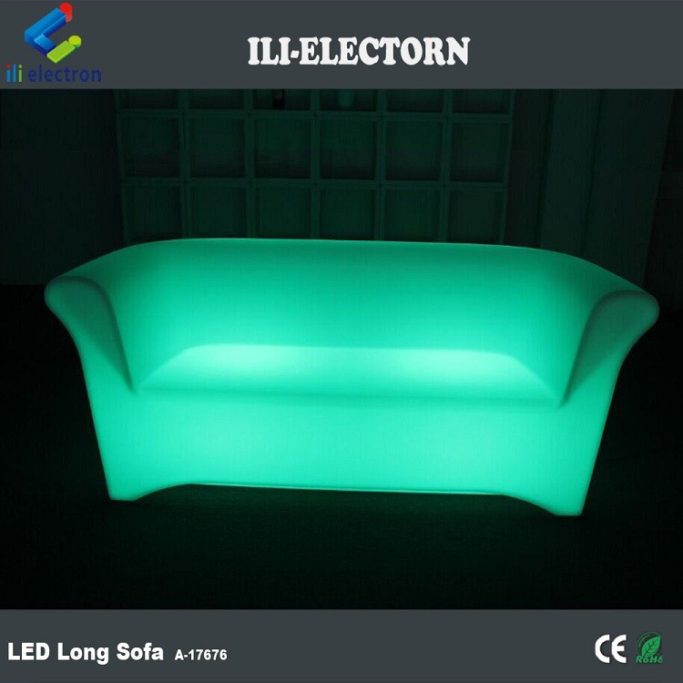 Rechargeable Light Up LED Furniture Sofa Chair For KTV Nightclub Bar
