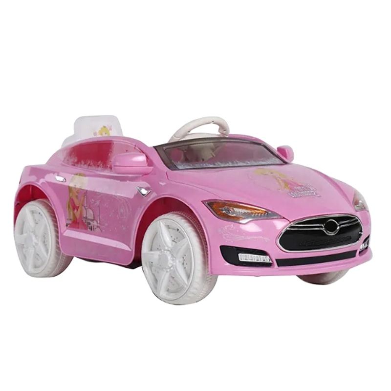 6V Electric Car Two Seats with LED Front Light Perfect for Kids Between 3-8 Years Old