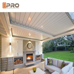 China Anti - Uv Heat Insulated Automatic Aluminium Pergola With Remote Control System factory