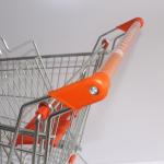 125L Zinc with Epoxy Asian Series Supermerket Metal Shopping Trolley