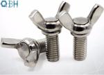 Rounded 304 316 Stainless Steel Wing Screws DIN 316