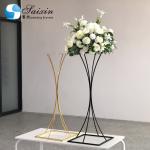 160CM wedding standing flower arrangements square gold black white