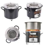 Stainless Steel Jikokoa Classic Smokeless Charcoal Stove for Cooking in Indoor