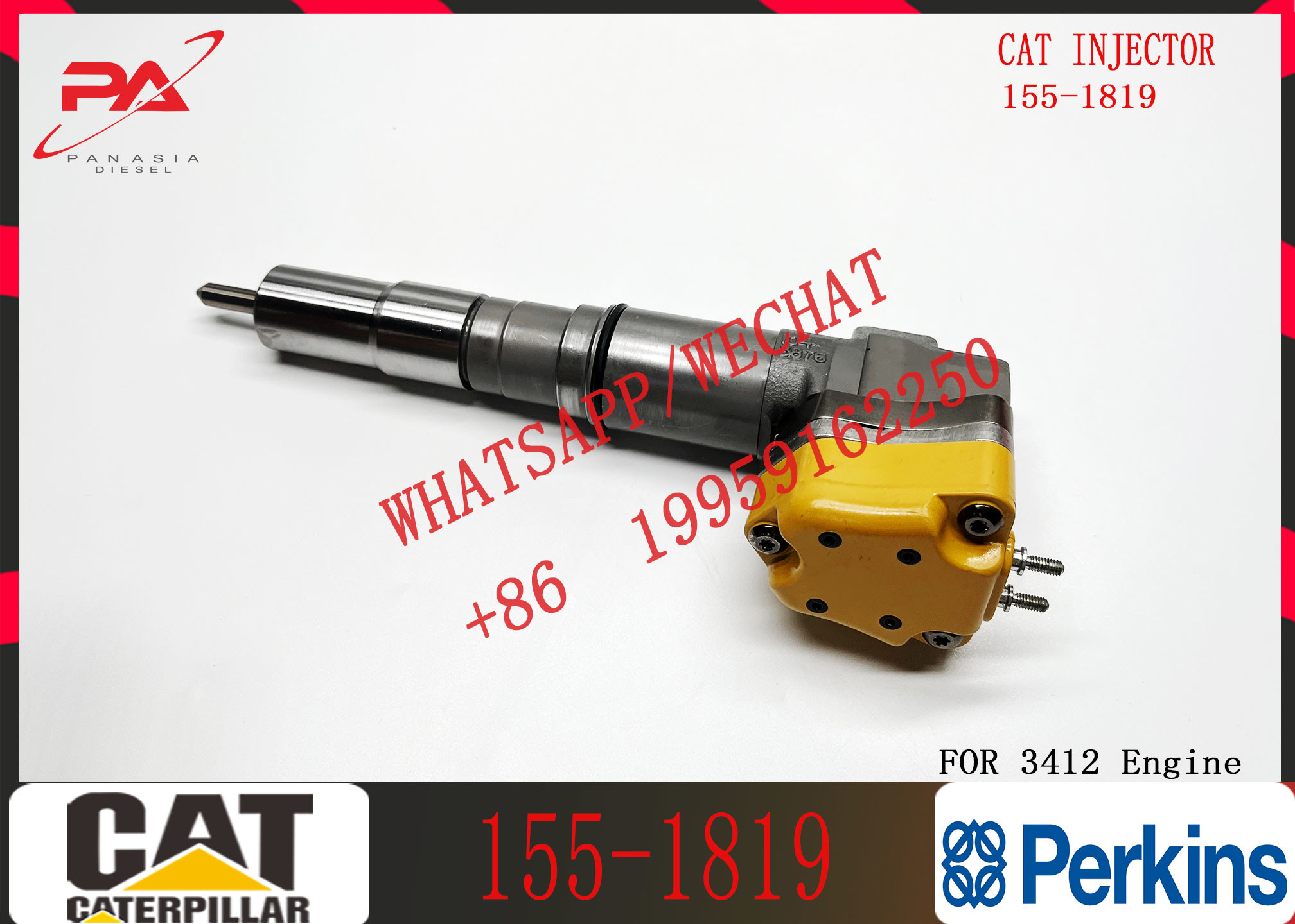 common rail diesel fuel injector 155-1819 174-7527 20R-0760 173-9272 232-1173 10R-1265 173-9379 138-8756