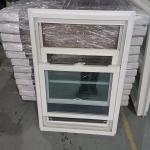 New Product 78mm Series Upvc Double Hung Window Vinyl Plastic Price