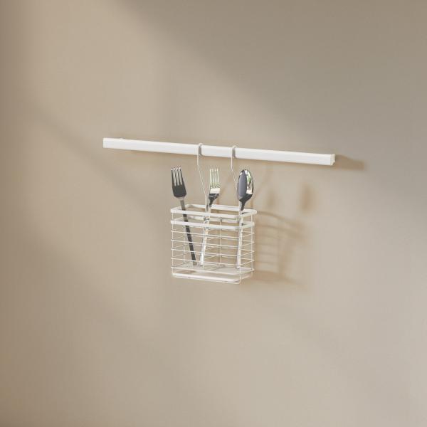 Cutlery Holder Wall Mounted Kitchen Organizer Set Perfect Solution For Small