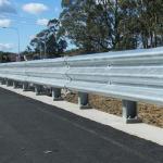 Hot Dippe Galvanized Corrugated W Beam Steel Highway Guardrail with Box Spacer