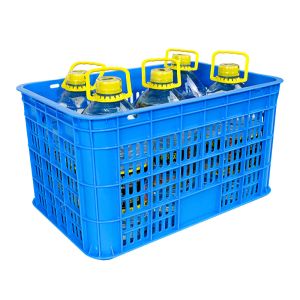 Customized Color Multi-Function Stacking Mesh Plastic Basket for Vented