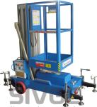 Single Mast Aluminium Scissor Working Platform 160 kg Load 8m Working Height