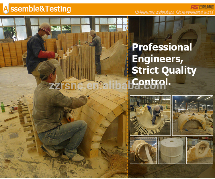 Certification High Strength Bond Mullite Castable For Cement Plant