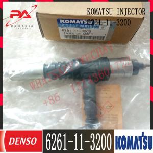 China 6261-11-3200 Komatsu Diesel PC800-8 D155AX-6 Engine Fuel injector 6261-11-3200 095000-6140 factory
