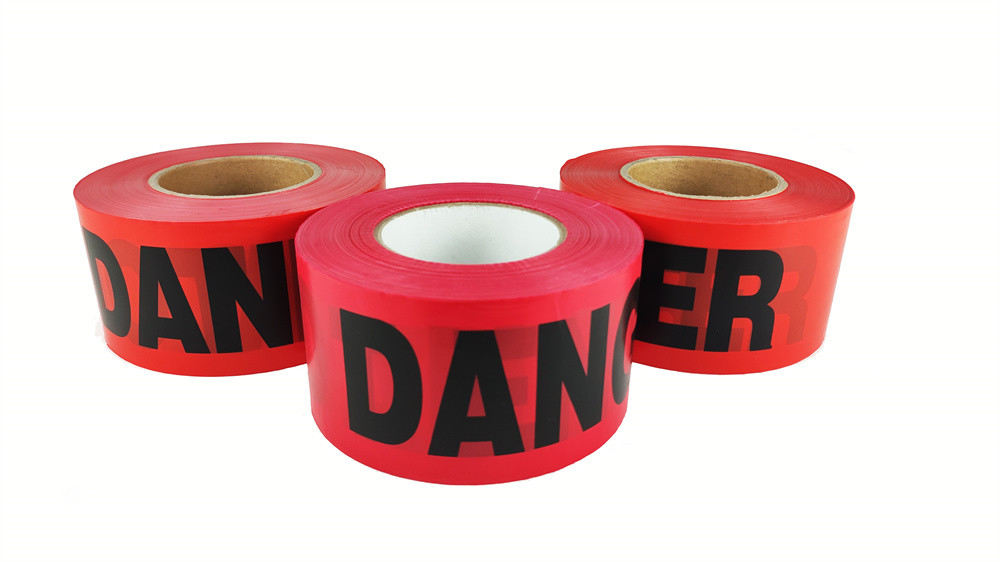 High Tensile Strength PVC Restriction Warning Tape for Flexible