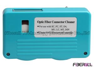 China Blue Cassette Fiber Cleaner Optical Fiber Cleaning Tool Fiber Clean Box factory