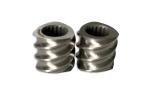 Plastic Machine 58mm Twin Screw Extruder Rectangle Spline Extruder Screw