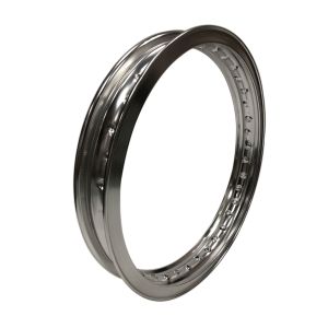 36HOLES 40HOLES Akront Style Valanced Alloy Motorcycle Rims Polished Finish