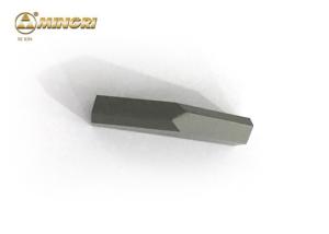 China Sliver Gray Color Cemented Tungsten Carbide Tips For Drilling Building factory