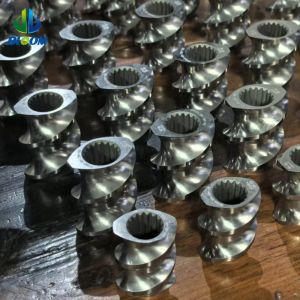 High Precision Twin Screw Elements with 38CrMoAl CR12MoV and W6542 Alloys for