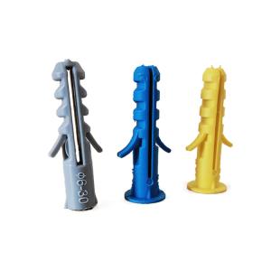 China 8*40mm Wall 0.3KN Plastic Expansion Anchor With Screw factory
