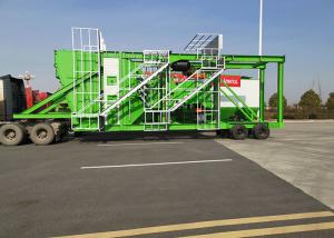 China Highway Mobile Asphalt Mixing Plant 270kw Power With 50 - 130t Weight High Performance factory