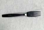7 Inch Disposable Cutlery High Quality Wedding Western Disposable Black Plastic