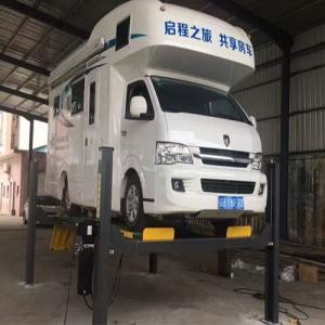 China 4000kg T440D Hydraulic 4-Post Car Lift for Rapid Service Operations factory
