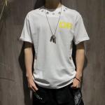 Black Fashionable Mens T Shirts , Polo Style T Shirt Custom Logo Printing