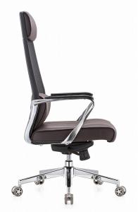China PU Leather Computer Desk Chair Ergonomic Executive Revolving Chair factory
